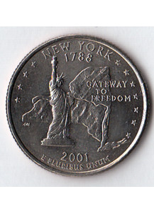 2001 - Quarto di dollaro Stati Uniti New York (P) Filadelfia